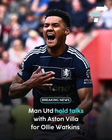 曼联接洽维拉欲签沃特金斯,对方标价6000万!卖掉霍伊伦德才能买