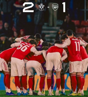 足总杯阿森纳1-2南安普敦，轮换加伤病被出局，潜在隐患还会失分