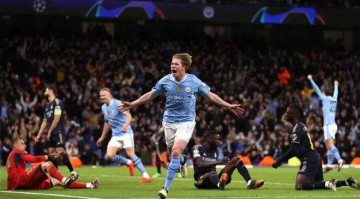 曼城连续5个赛季对阵皇马，成为欧冠历史上持续性最强的对手